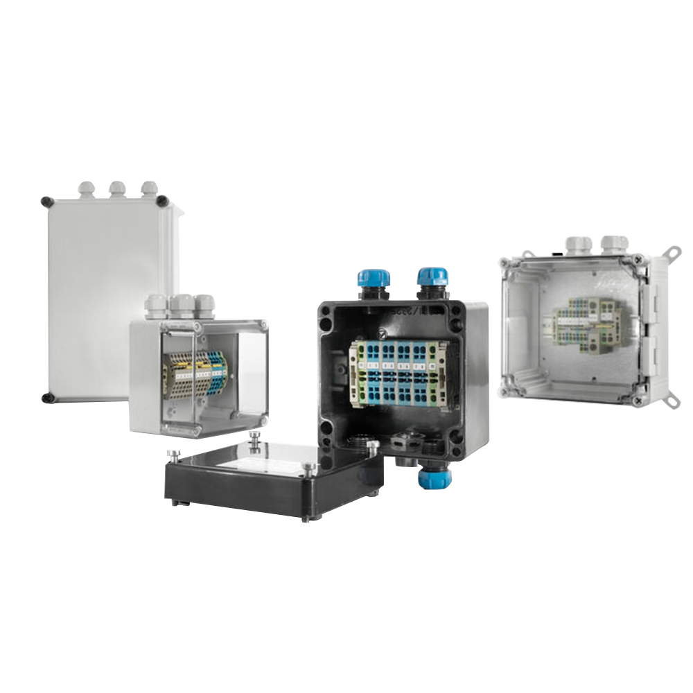 caixa de protecao de plastico